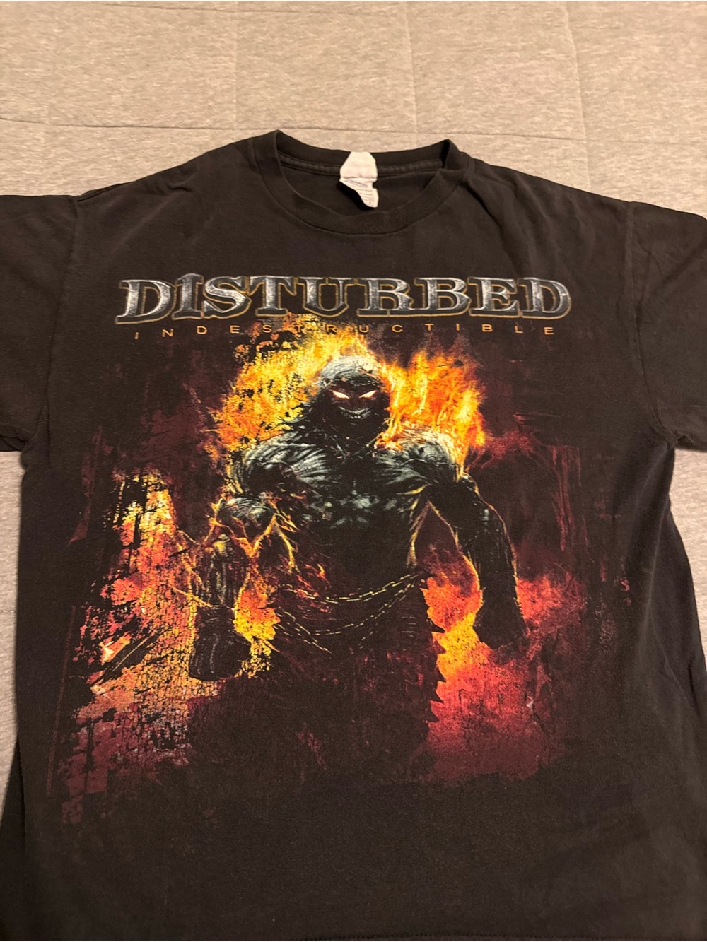 Disturbed Indestructible Graphic Band T-Shirt - Black